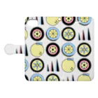 erio shopのグレープフルーツサマー Book-Style Smartphone Case:Opened (outside)