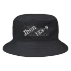 トマスティックの洗足ハット2_black Bucket Hat