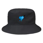 TWO SEEKERのII HEART bucket hat【BLUE】 バケットハット