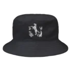 ラルゴのTribal Horse(白) Bucket Hat