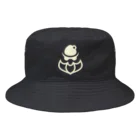 サンタｘマフィア オフィシャルshopのサンタ×マフィアロゴ【白】 Bucket Hat