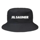 FUNNY JOKESのJIL SAUNER-ジルサウナー-白ロゴ Bucket Hat