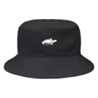 FUGU_GOODSのFreshwater blowfish_white Bucket Hat