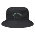 ari designの釣れた？ Bucket Hat