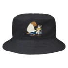 Quatre Illustrationの犬のお医者さん Bucket Hat