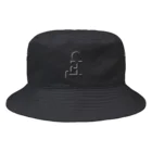 Secret CharityのCocoCannon立体風ロゴ（表） Bucket Hat