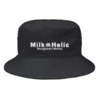 Milk Holic Design&ArtWorksのMilk Holic Logo Hat Bucket Hat