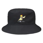 Cockatiel PartYのCockatiel  PartYのビッグロゴアイテム(ロゴ白文字) Bucket Hat