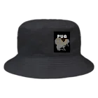 INULAVITAのPug silhouette Bucket Hat