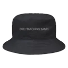 DYE MARCHING BANDのDYEMB White Logo Bucket Hat