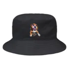 ビーグル大好きのビーグル犬LOVE Bucket Hat