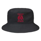 キッズモード某のROUND60 / 還暦＆アラ還を軽やかにすごすロゴ Bucket Hat