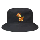 satoayaのアニマルカフェのフードアニマル　キリンバーガー Bucket Hat