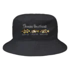 snaggedgorillaのthree brothers Bucket Hat