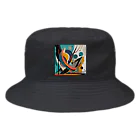 のんびりアート工房のガラクタアート風 Bucket Hat