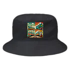 のんびりアート工房のレトロファッション Bucket Hat