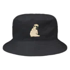 Puggy Wonderlandのふりかえりパグ Bucket Hat