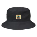 Urban pawsのパグチワワ「Paws of Power」 Bucket Hat