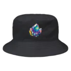 アリエルの空想鉱物店 "Arier's Imaginary Mineral Shop"の空想鉱物Ⅰ〈切り抜き〉 Bucket Hat