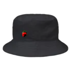 029to0831のレトロ調イチゴ Bucket Hat