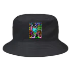 Ａ’ｚｗｏｒｋＳの宇宙人類皆兄弟 VERTICAL Bucket Hat