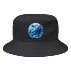 Ryoukaの地球_ガラス玉 Bucket Hat