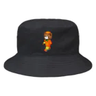 satoayaのアニマルカフェのフルーツファッション　カキ Bucket Hat