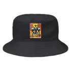 mirinconixのレトロで大きくてジャンクな戦闘用ロボットくん Bucket Hat