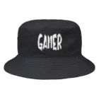 MtDesignShopのGAMER(白) Bucket Hat