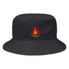 majika_tsuのFirewood たき火 Bucket Hat