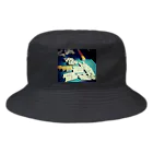 ニブイチ屋の捲りトップ Bucket Hat