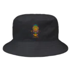 IZANAMI by Akane Yabushitaのメキシコのハートタッセル（グリーン） Bucket Hat