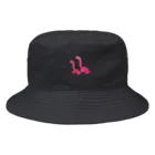 ささきちかのSPACE PINKY DINOSAUR Bucket Hat バケットハット