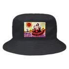 花と雲のフラメンコドロシー灼熱の太陽 Bucket Hat