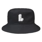 大阪日本橋オタクバーLittletale(リトルテイル)のLittleltaleロゴシリーズ(WH) Bucket Hat