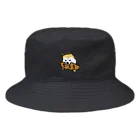 イザワメイのオンラインショップのパンをくわえた犬① Bucket Hat