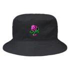 jellyのネオンローズ Bucket Hat