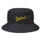 PoooompadoooourのRailroadsロゴタイプ　きいろ Bucket Hat