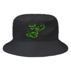 SmileFlowerの爪の伸びたねこ Bucket Hat