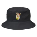 sasa9"のひまわりミケちゃん Bucket Hat
