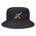 KANAT  LAMHITAの虹色の飛ぶ鳥 Bucket Hat