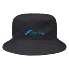 PetWORKs SUZURI ShopのOpenSky シルエット Bucket Hat