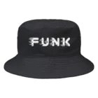 SANKAKU DESIGN STOREのとろけていくFUNK。 白 バケットハット