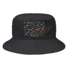 猫と釣り人のLURE_1C_SBG Bucket Hat