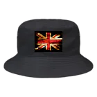 AQ-BECKのGRUNGE-flag_UK Bucket Hat
