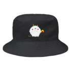 にこにこしろいるか市場 suzuri支店のうちゅうしろいるか Bucket Hat