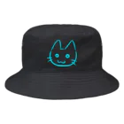 武者小路夕桐の水色猫 Bucket Hat