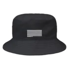 4UTOGEEKのTURBO (White logo) Bucket Hat