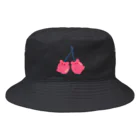 サメとメンダコ[namelessmm2]のメンダコさくらんぼ Bucket Hat