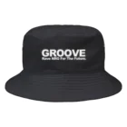 GROOVEのGROOVE(黒) バケットハット